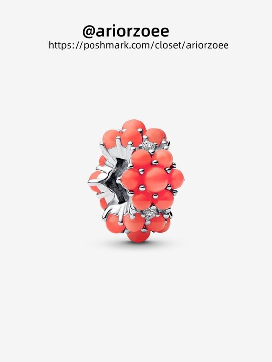 Pandora Coral-colored Ocean Charm|Pendant - Picture 1 of 2